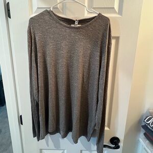 Men’s grey calibrate long sleeve t shirt size XL